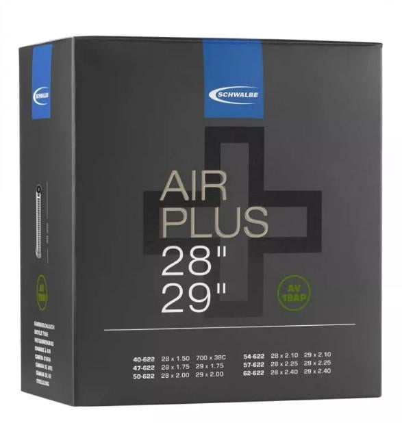 Велокамера Schwalbe 40/62-622 AV19AP Air Plus 40 мм IB AGV 28«/29» (TUB-01-31)