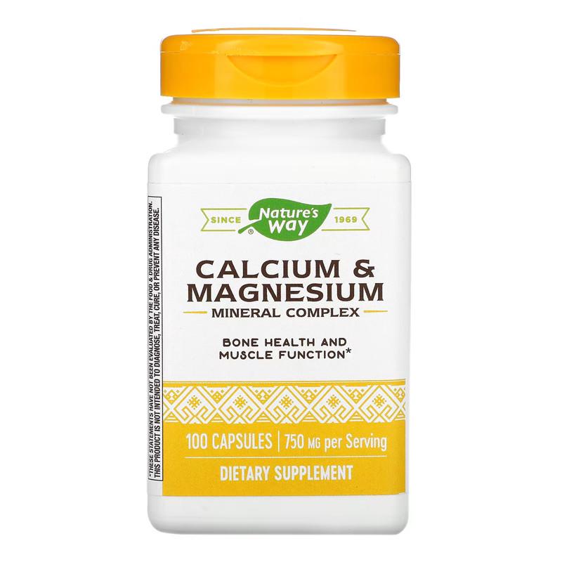 Кальций и магний Nature's Way Calcium & Magnesium 100 капс. (22631-01) Кальций и магний Nature's Way Calcium & Magnesium 100 капс. (22631-01)