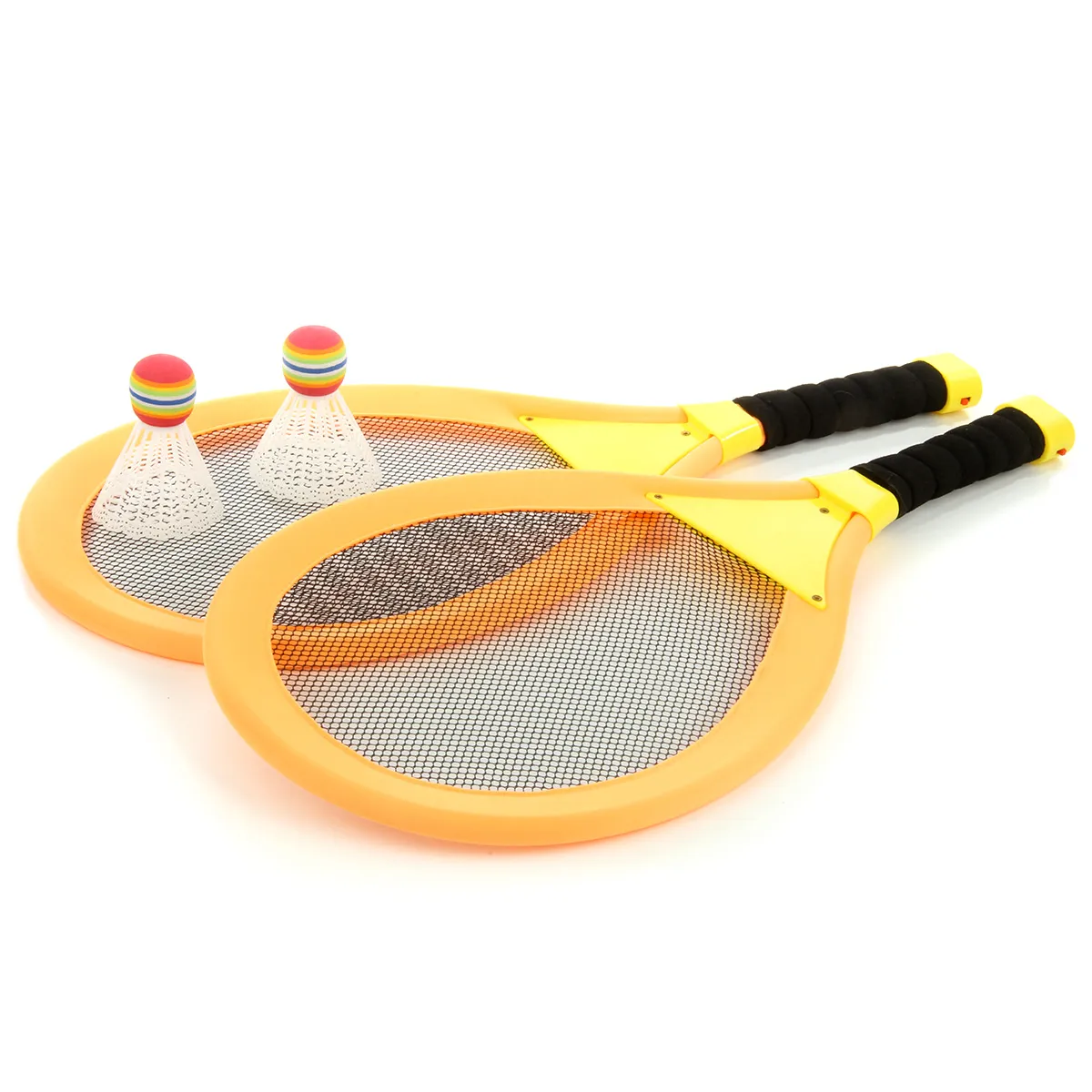 Набор для бадминтона со светом ракетки 2 шт. с воланом (28443859)