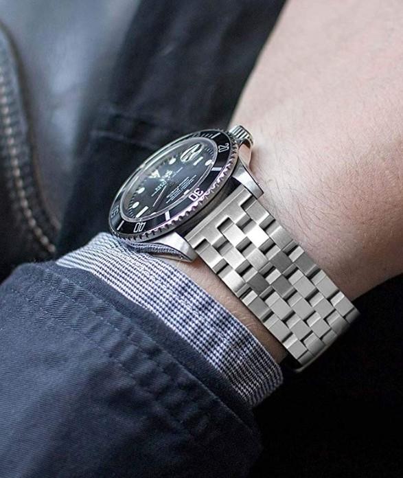 Ремешок стальной BeWatch для часов универсальный Серебристый (1024405) - фото 7