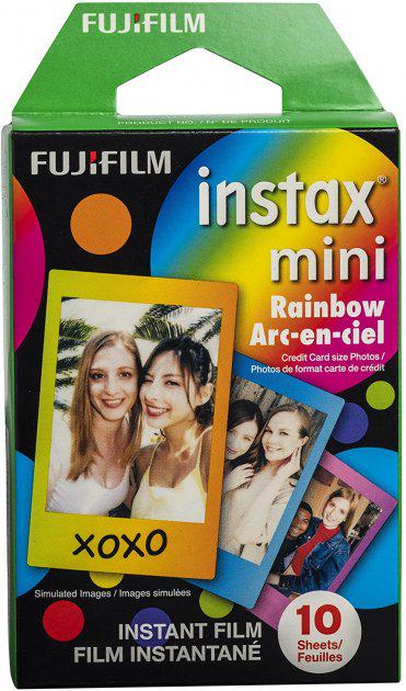 Фотопленка Fujifilm Instax Mini 8/8+/9/11 Rainbow Staind Glass Candy Pop и Shiny Stari 4 картриджа