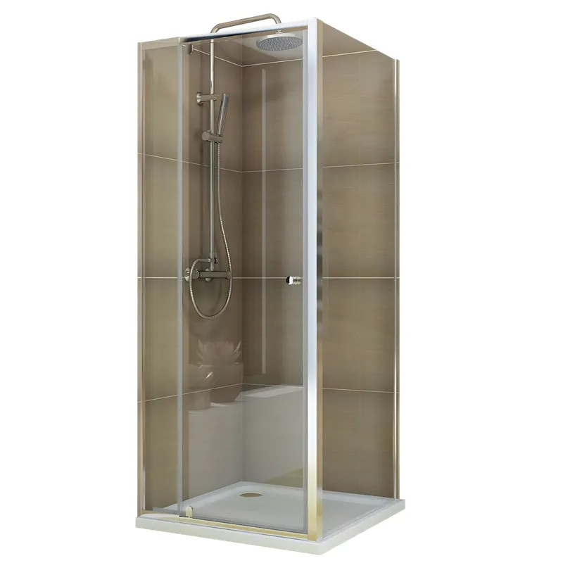 Душевая кабина без поддона KOER SR SC05-90x90x195-TR-01 прозрачное стекло Easy Clean 6 мм Хром (KR5363) Душевая кабина без поддона KOER SR SC05-90x90x195-TR-01 прозрачное стекло Easy Clean 6 мм Хром (KR5363)