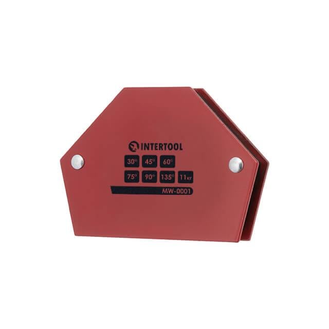 Тримач магнітний для зварювання трапеція Intertool MW-0001 30°/45°/60°/75°/90°/135° 11 кг 100х68х14 мм