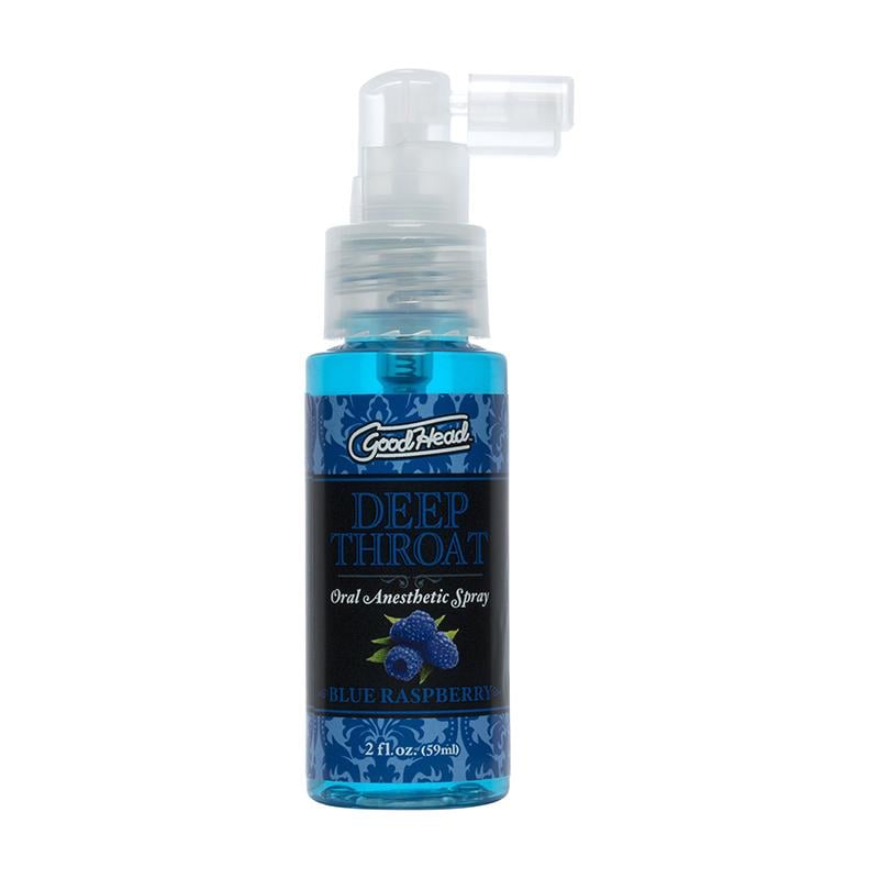 Спрей для минета Doc Johnson GoodHead DeepThroat Spray Blue Raspberry 59 мл (56661)