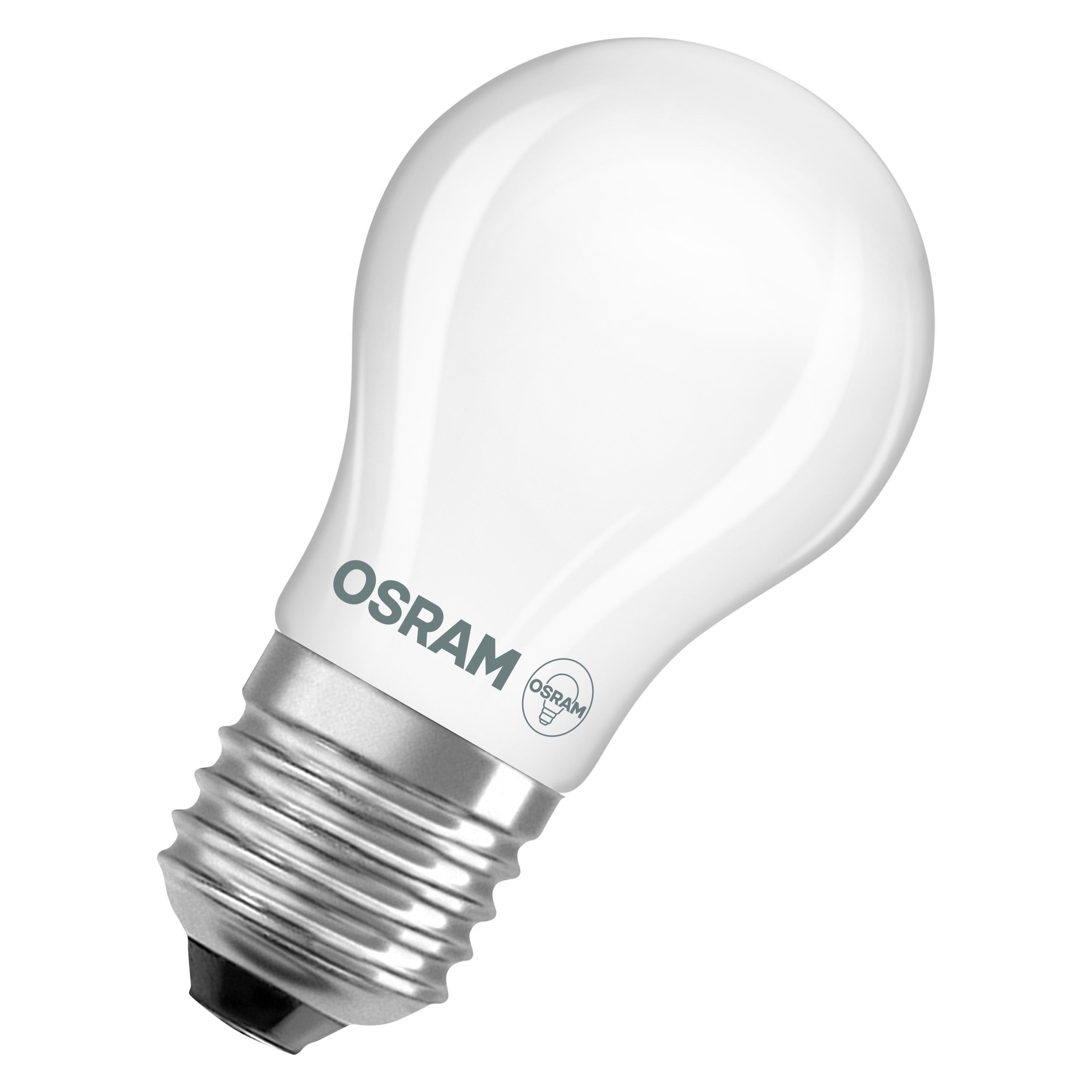 Лампа світлодіодна Osram CL P40 3,4W 230V 470lm 2700K E27 DIM 45x84 мм куля (4099854443978)