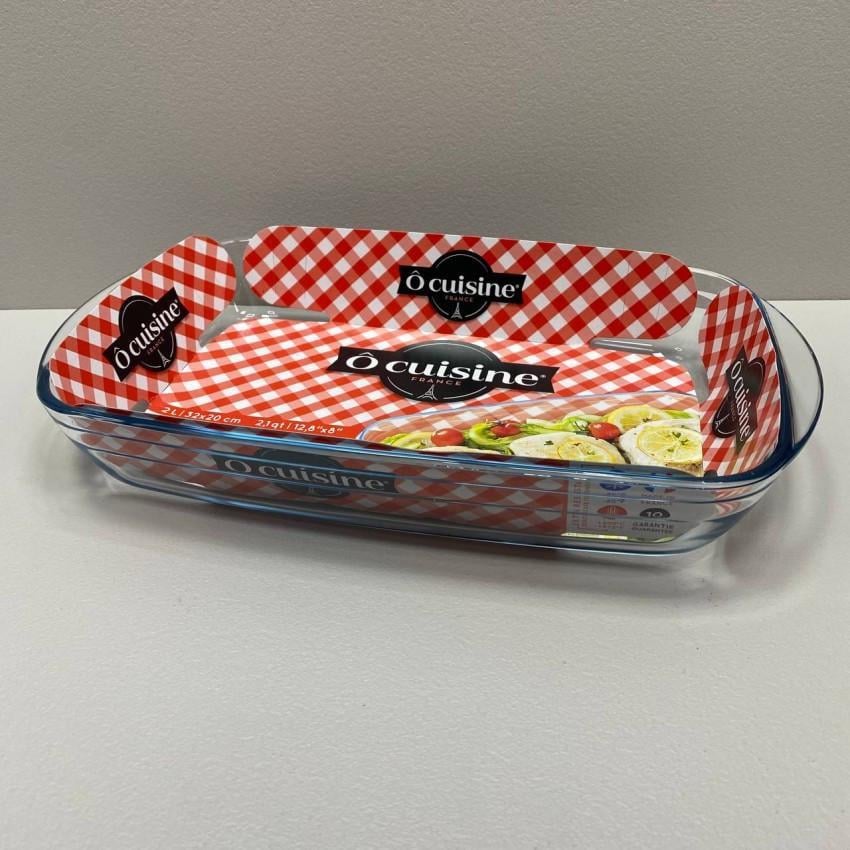 Форма для выпечки O Cuisine 247BC00 стеклянная 32,5х20х5 см (2111534419) Форма для выпечки O Cuisine 247BC00 стеклянная 32,5х20х5 см (2111534419)