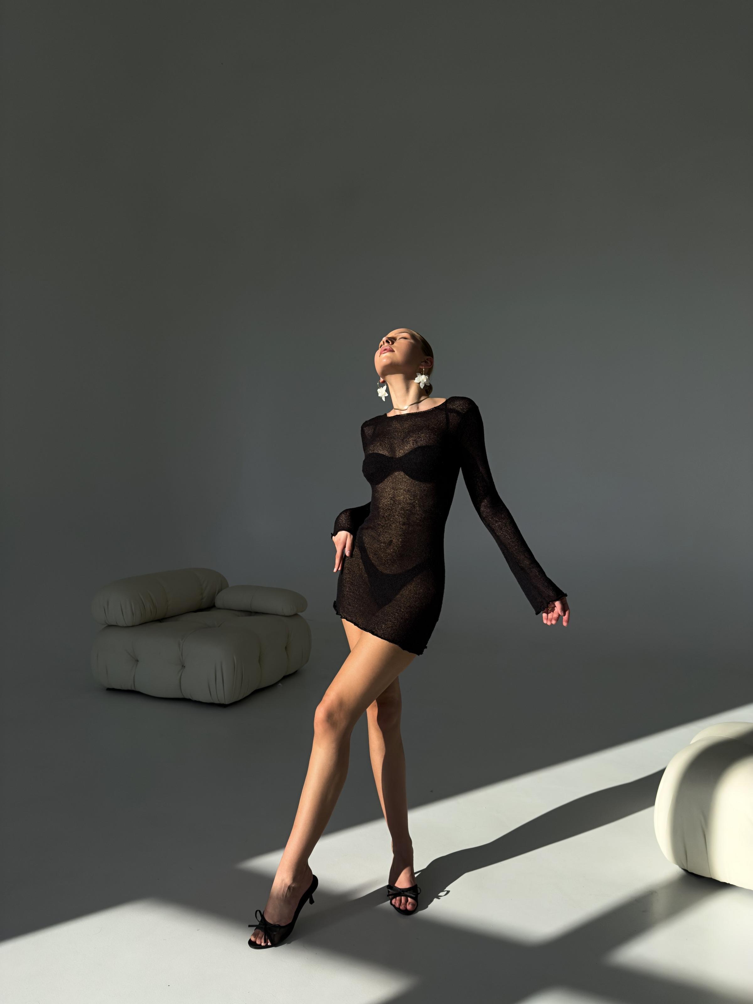 Туника женская Nova Vega S Черный (105-L031/2) - фото 2 Туника женская Nova Vega S Черный (105-L031/2) - фото 2