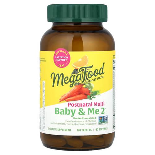 Витамины для беременных MegaFood Baby&Me Postnatal Multi 120 табл. (MGF-10430)