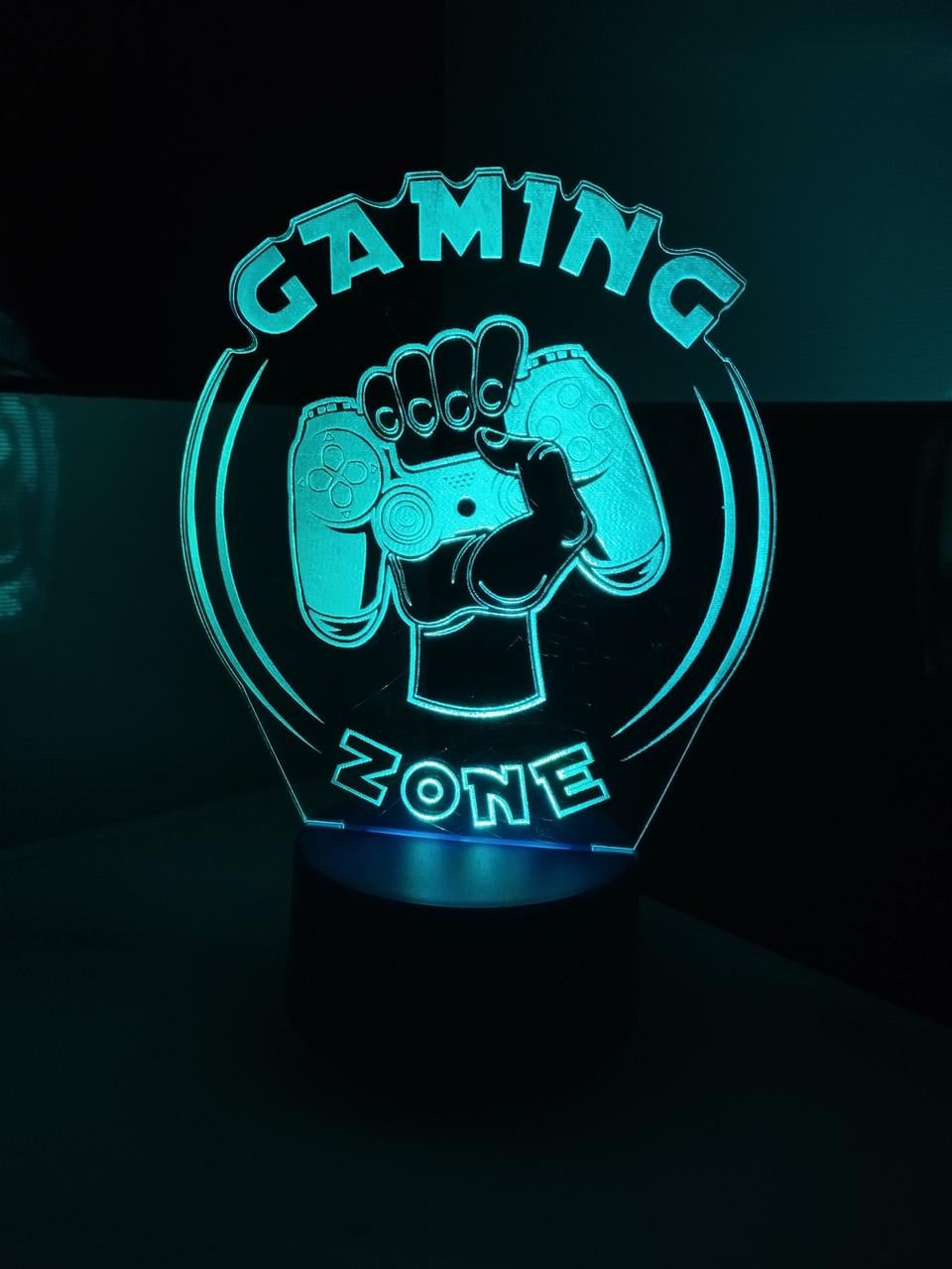 3D-ночник "Gaming Zone" несколько подсветок/на батарейках/220V (2894233375)