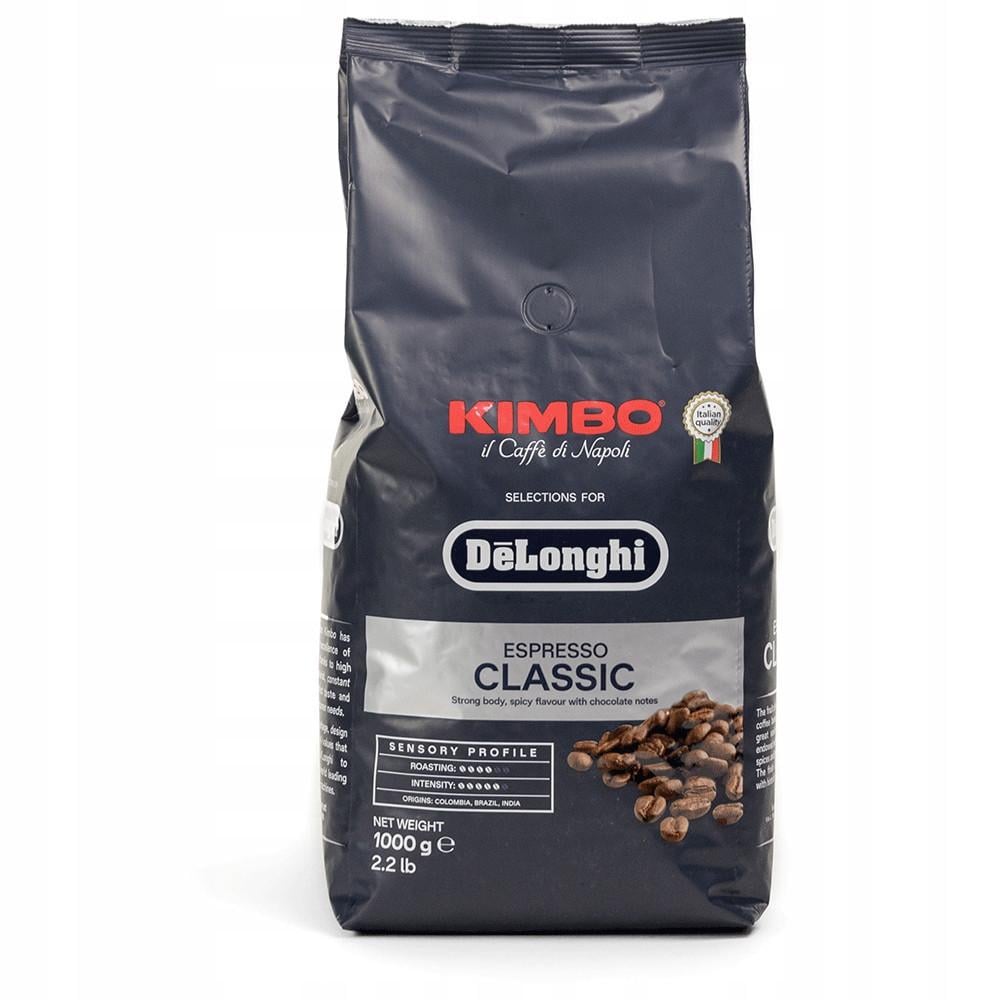 Кава в зернах Kimbo DeLonghi Classic Espresso Arabica 1 кг