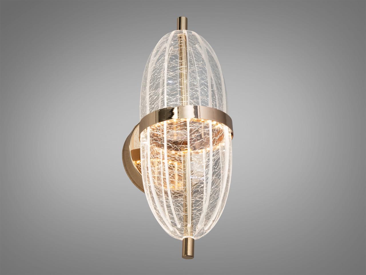 Бра світлодіодне для вітальні B1759 6 Вт Золотий (2931084428)