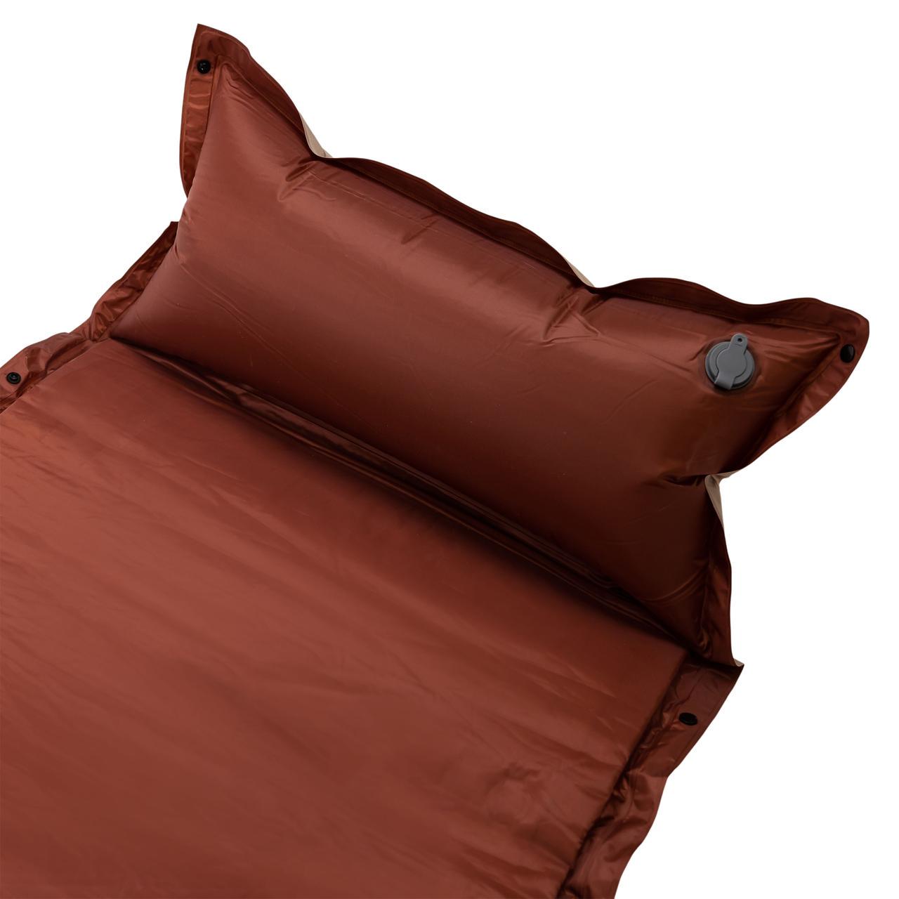 Килимок у намет похідний туристичний з надувним підголівником 175х65х4 см Бежевий (7181) - фото 5 Килимок у намет похідний туристичний з надувним підголівником 175х65х4 см Бежевий (7181) - фото 5