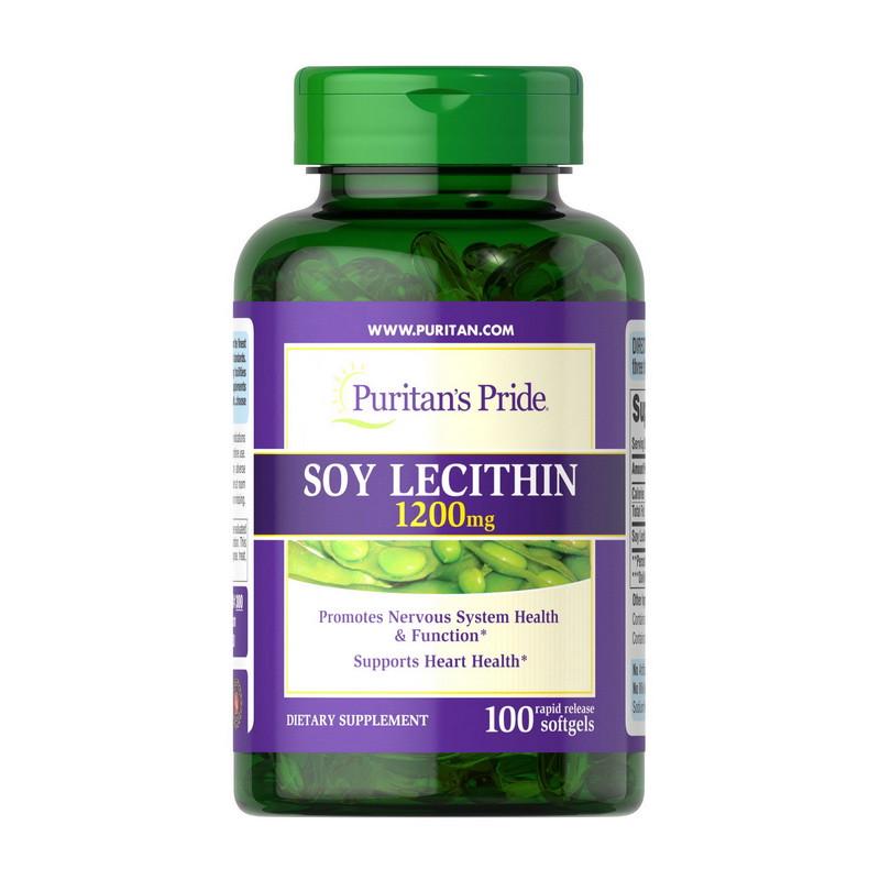 Лецитин Puritan's Pride Soy Lecithin 1200 мг 100 капс. (19480-01)
