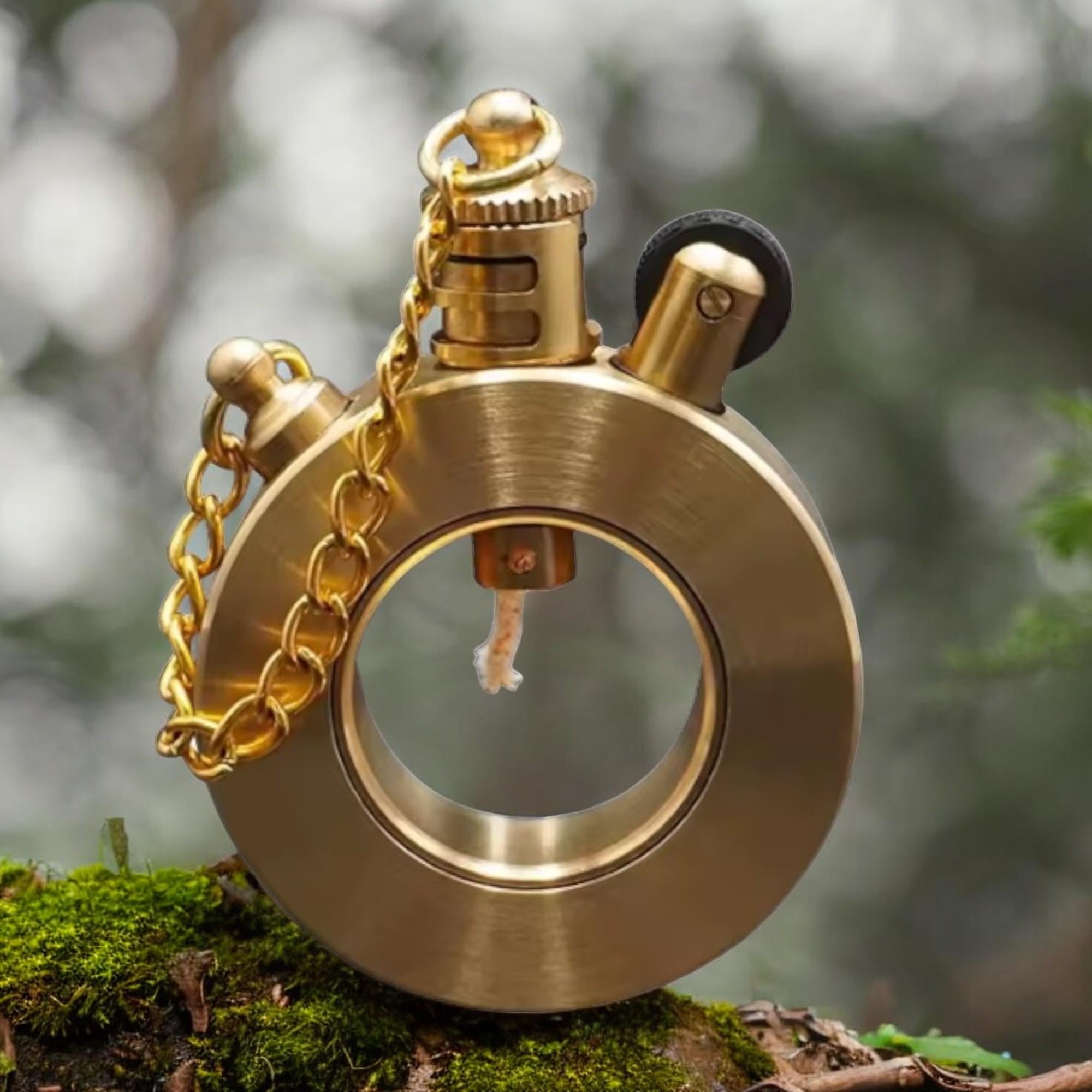 Зажигалка бензиновая Lighter Y-005 Boutique Retro Bagel в подарочной упаковке Gold (Y-005)