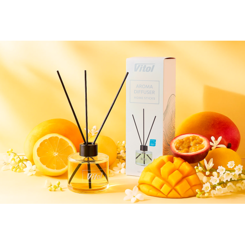 Аромадифузор Vitol Home Sticks Fruit Garden 130 мл (00000063209) - фото 4 Аромадифузор Vitol Home Sticks Fruit Garden 130 мл (00000063209) - фото 4