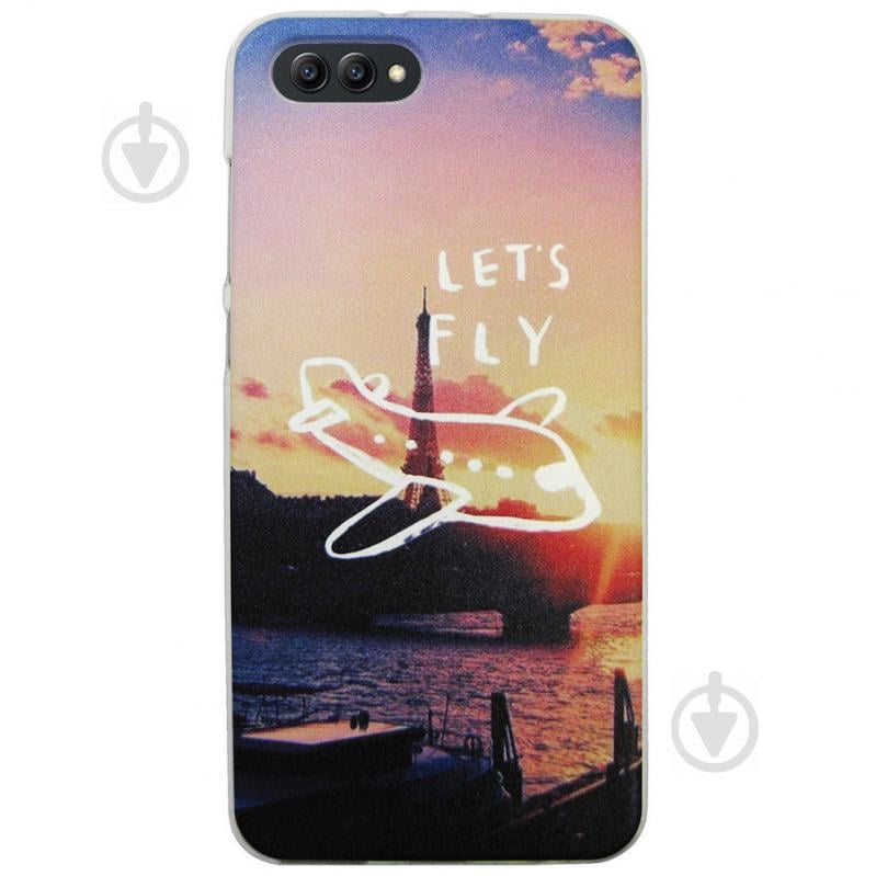 Чехол с рисунком Printed Silicone для Honor V10 Париж (hub_RxER91716)