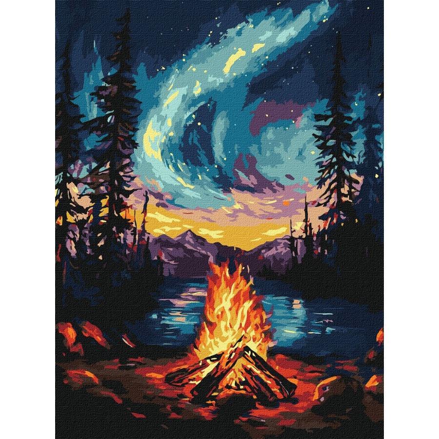 Картина по номерам Ideyka Северное сияние 30x40 см (KHO6361)