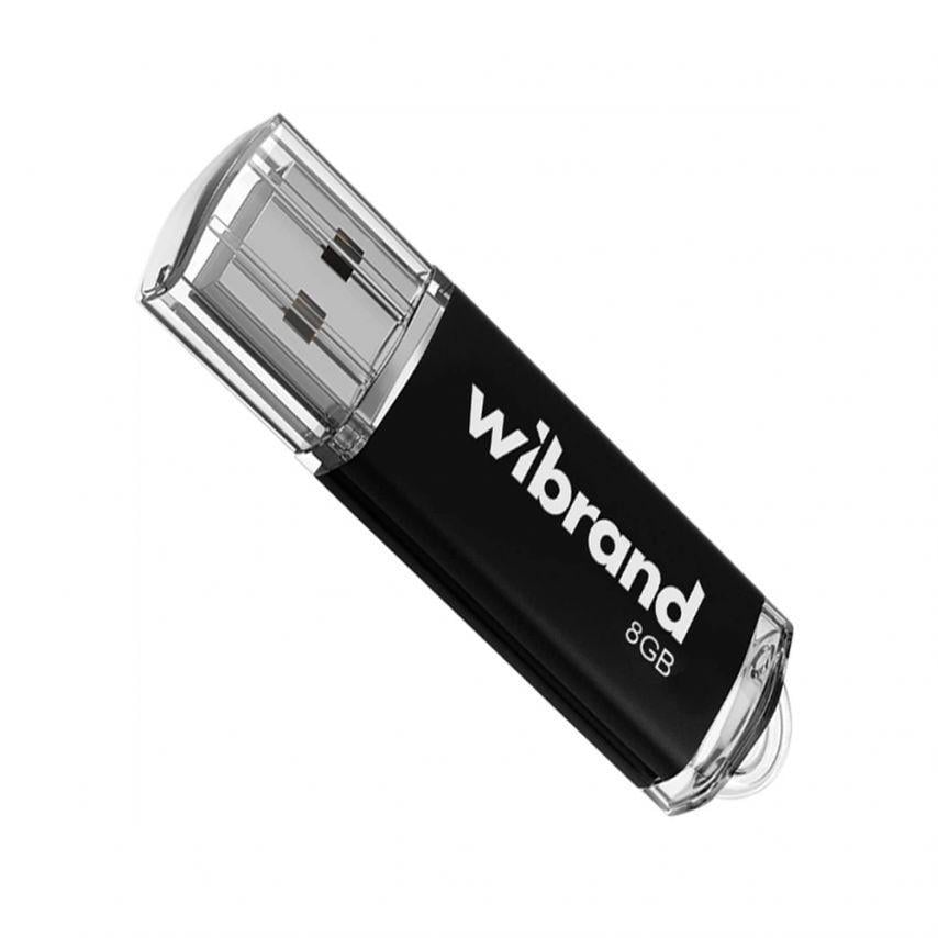 Флеш-пам'ять USB Wibrand Сougar 8GB USB 2.0 Black Флеш-пам'ять USB Wibrand Сougar 8GB USB 2.0 Black