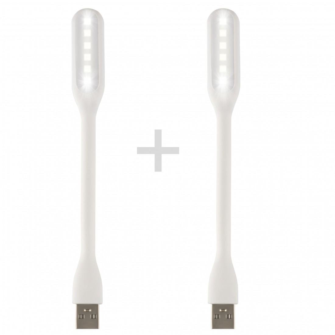 Лампа портативная LED Aura USB гибкая 2 шт. White - фото 4