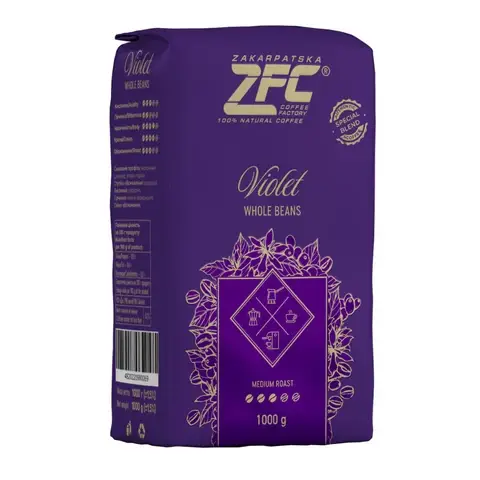 Кофе в зернах ZFC Violet 1 кг