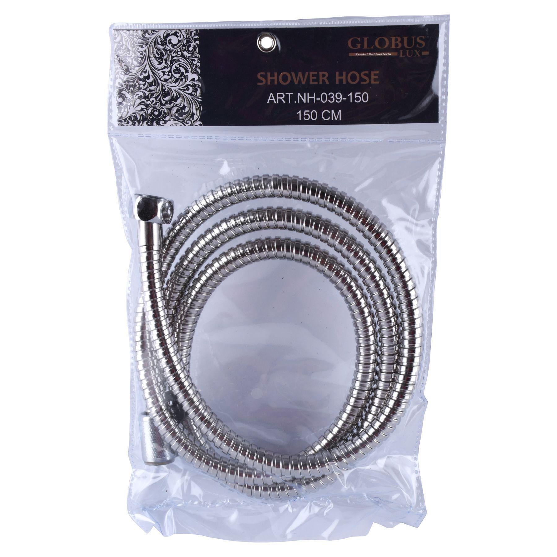 Шланг для душа Globus Lux NH-039-150 Double-Lock 000020404 1500 мм Хром (110217)