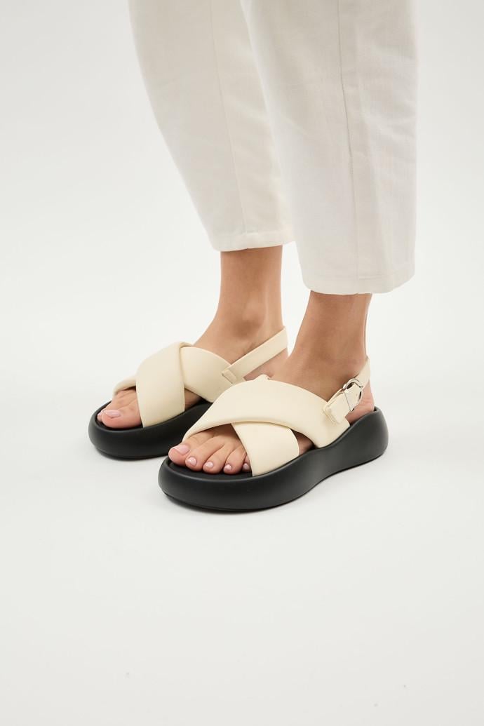 Босоножки женские LONZA на платформе р. 38 Белый (198719) - фото 1 Босоножки женские LONZA на платформе р. 38 Белый (198719) - фото 1