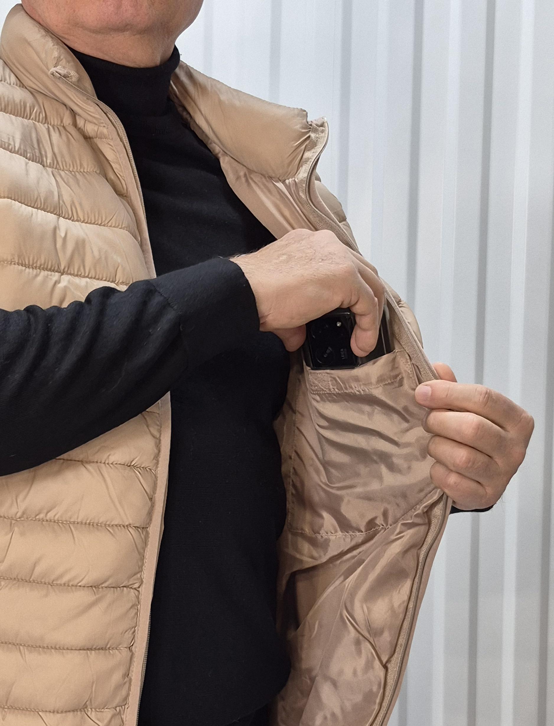 Жилет чоловічий Just Emporio L Бежевий (1615) - фото 2 Жилет чоловічий Just Emporio L Бежевий (1615) - фото 2