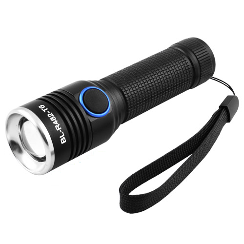 Фонарь ручной Small Sun R482/R842-T6 1х14500 zoom ЗУ microUSB Черный