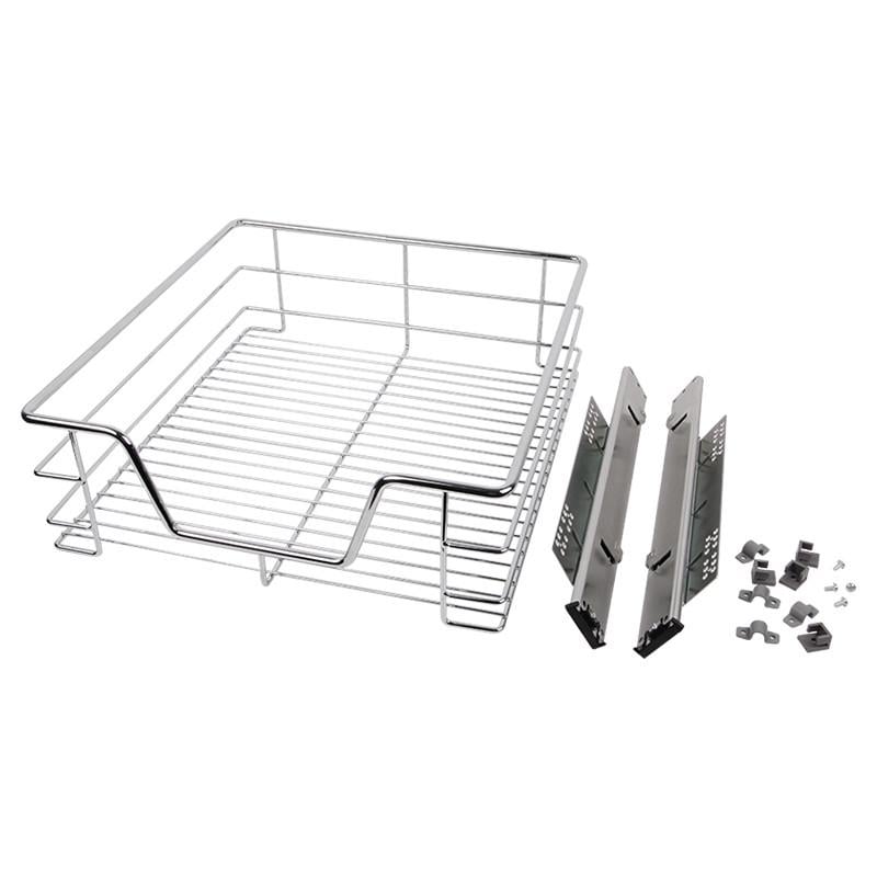 Корзина для кухни 400 мм 425х364х140 мм Хром (58240)