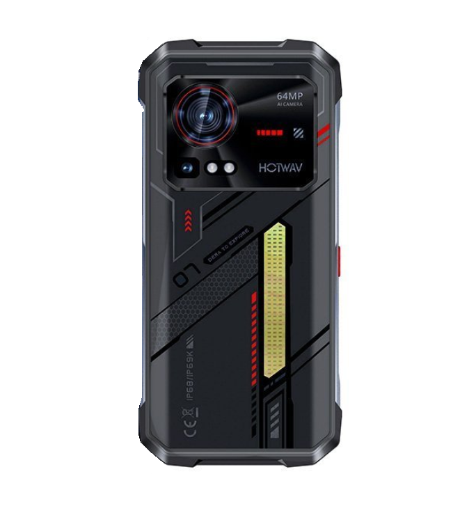 Смартфон Hotwav Hyper 7 8/256 Гб 5G/NFC/IP69K Black (25763161) - фото 3 Смартфон Hotwav Hyper 7 8/256 Гб 5G/NFC/IP69K Black (25763161) - фото 3