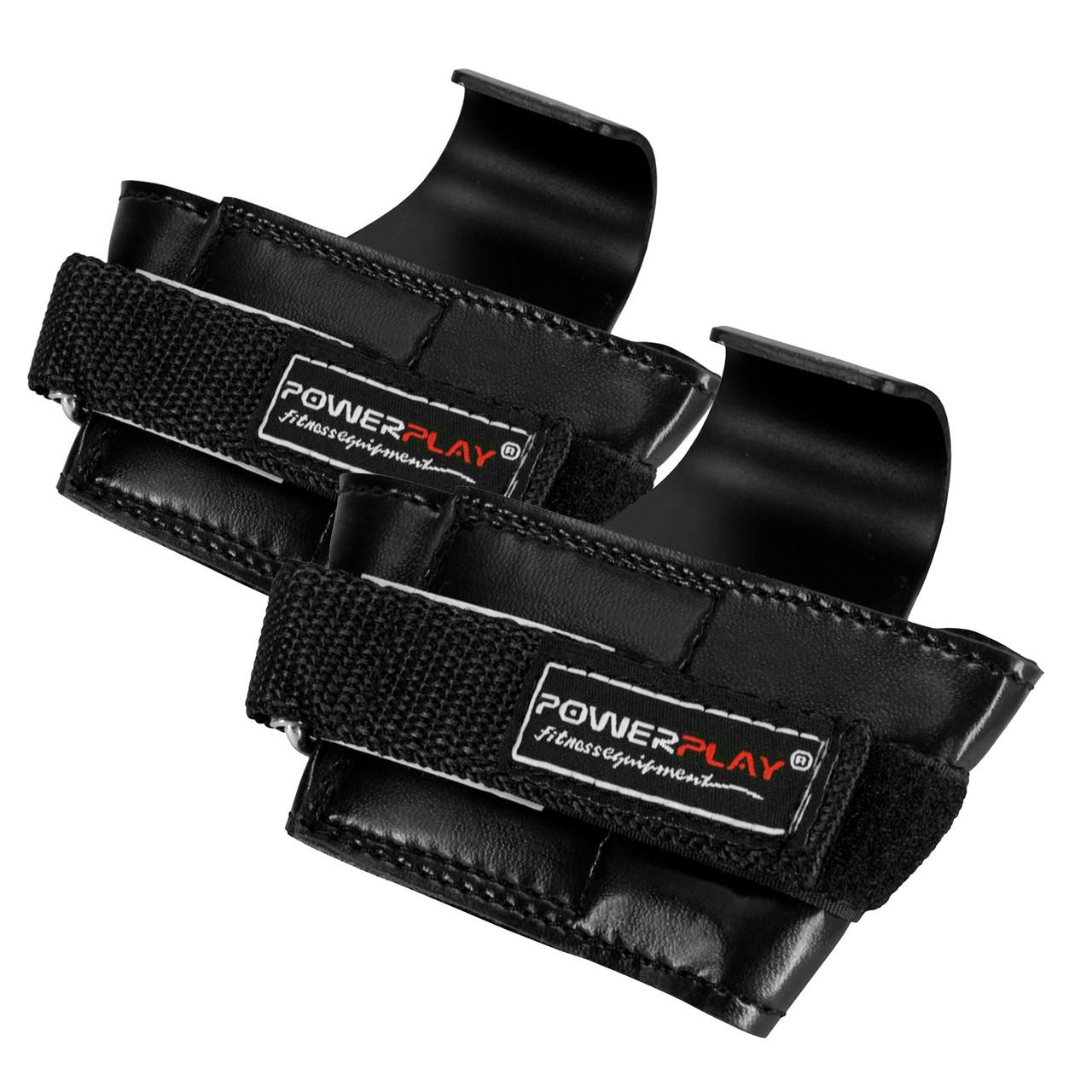 Крюки для тяги на запястья PowerPlay 7055 Черный