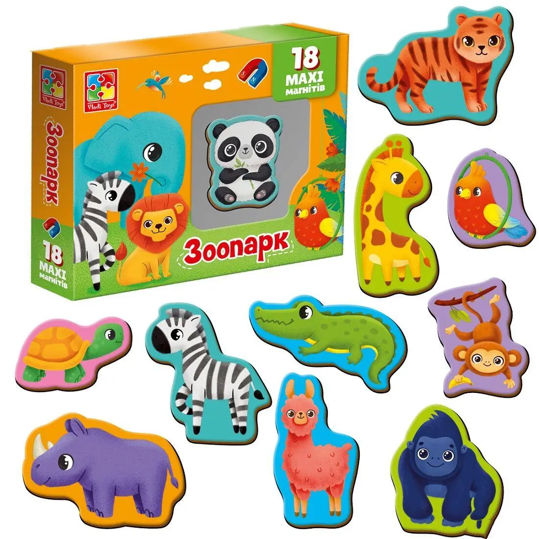 Настольная игра Vladi Toys MAXI Зоо Разноцветный (SR-113-N-415)