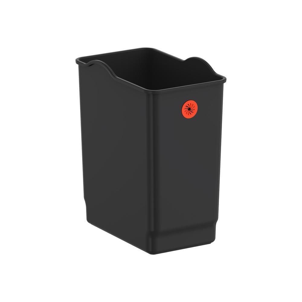 Ведро для мусора KOER TC-010108-05 с плавным закрытием прямоугольное 8 л Черный (KR5593) - фото 5