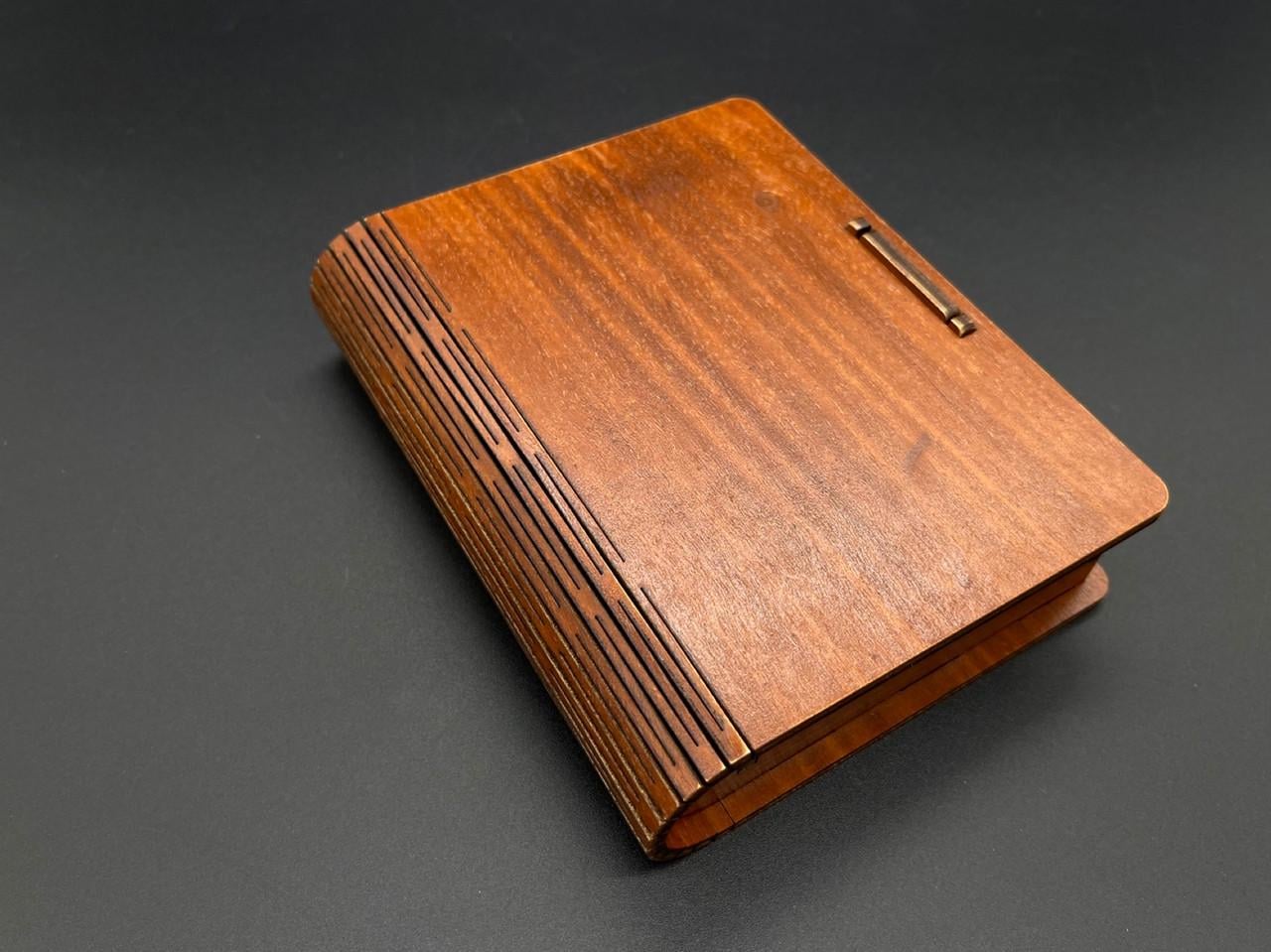 Шкатулка-купюрница тонированная однотонная подарочная 14х11,5х3,5 см (KF-017-55)