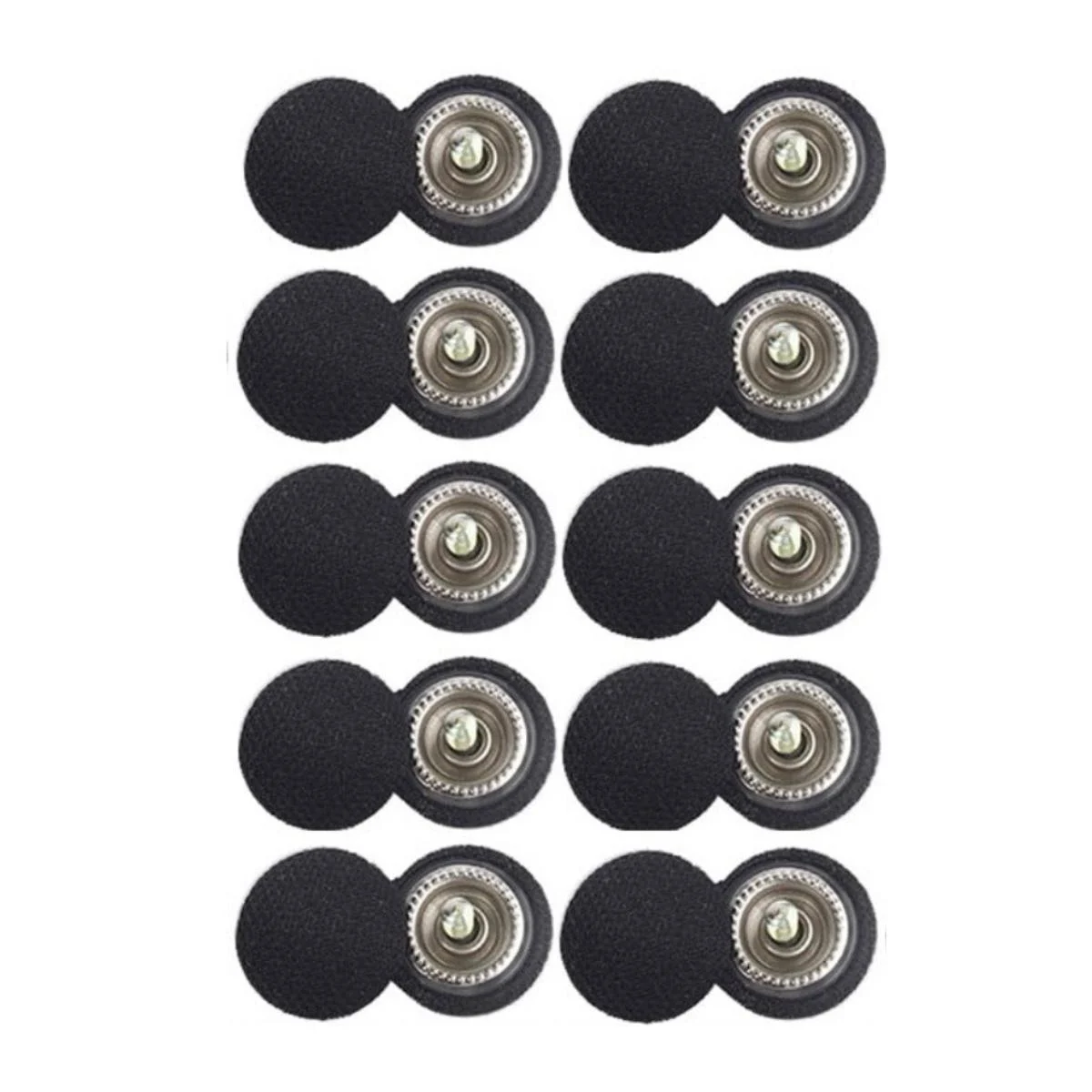 Кнопки для фіксації обшивки стелі автомобіля RinerClips 20 шт. Чорний (2470)