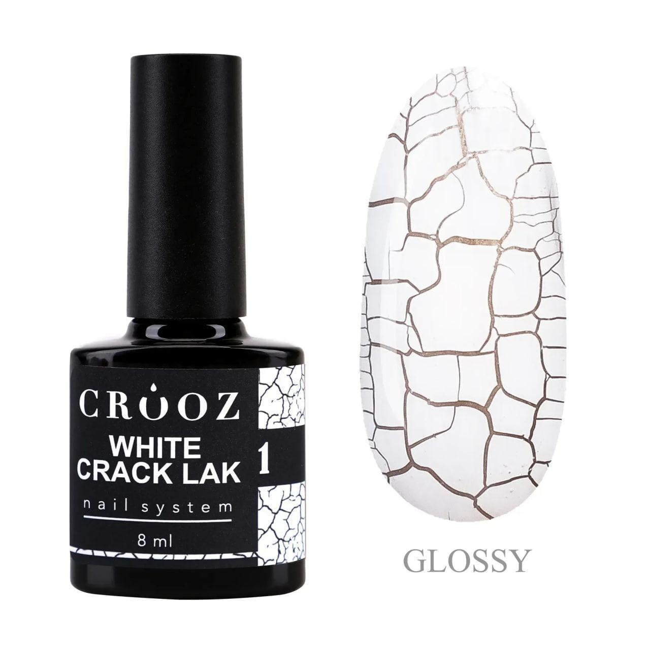 Гель-лак Crooz White Crack Lak №01 8 мл