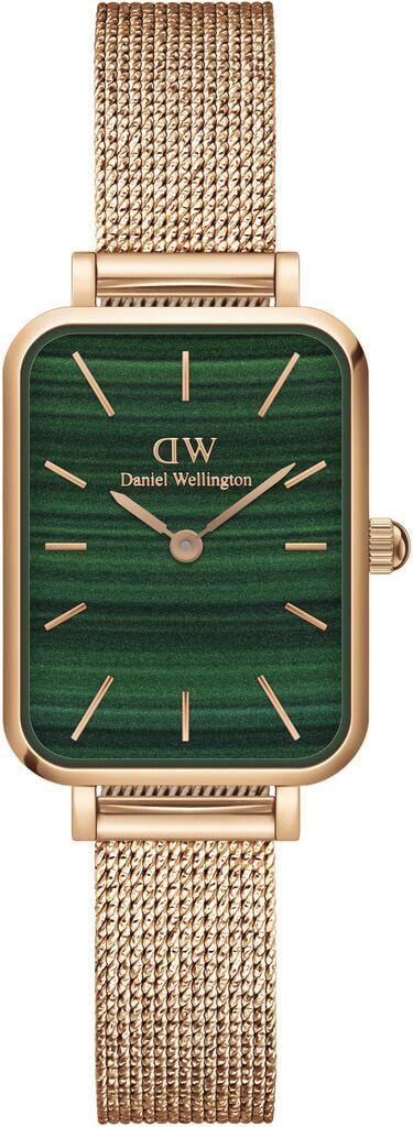 Годинник кварцевий Daniel Wellington DW00100437 Quadro 20X26 Pressed Melrose RG Green