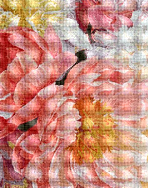Алмазная мозаика Идейка Ароматные пионы 40x50 см (Id-AMO7272)