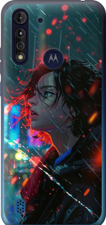 Чехол на Motorola G8 Power Lite Ночные огни (6096u-2032-42517)