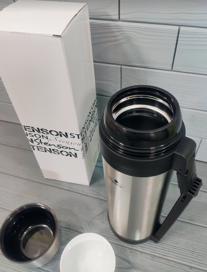 Термос для жидкостей и еды Stenson MT-0275 из нержавеющей стали 1800 мл Серебристый - фото 6 Термос для жидкостей и еды Stenson MT-0275 из нержавеющей стали 1800 мл Серебристый - фото 6