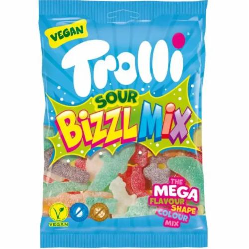 Конфеты желейные Trolli Sour Bizzlmix 150 г (30826789) Конфеты желейные Trolli Sour Bizzlmix 150 г (30826789)