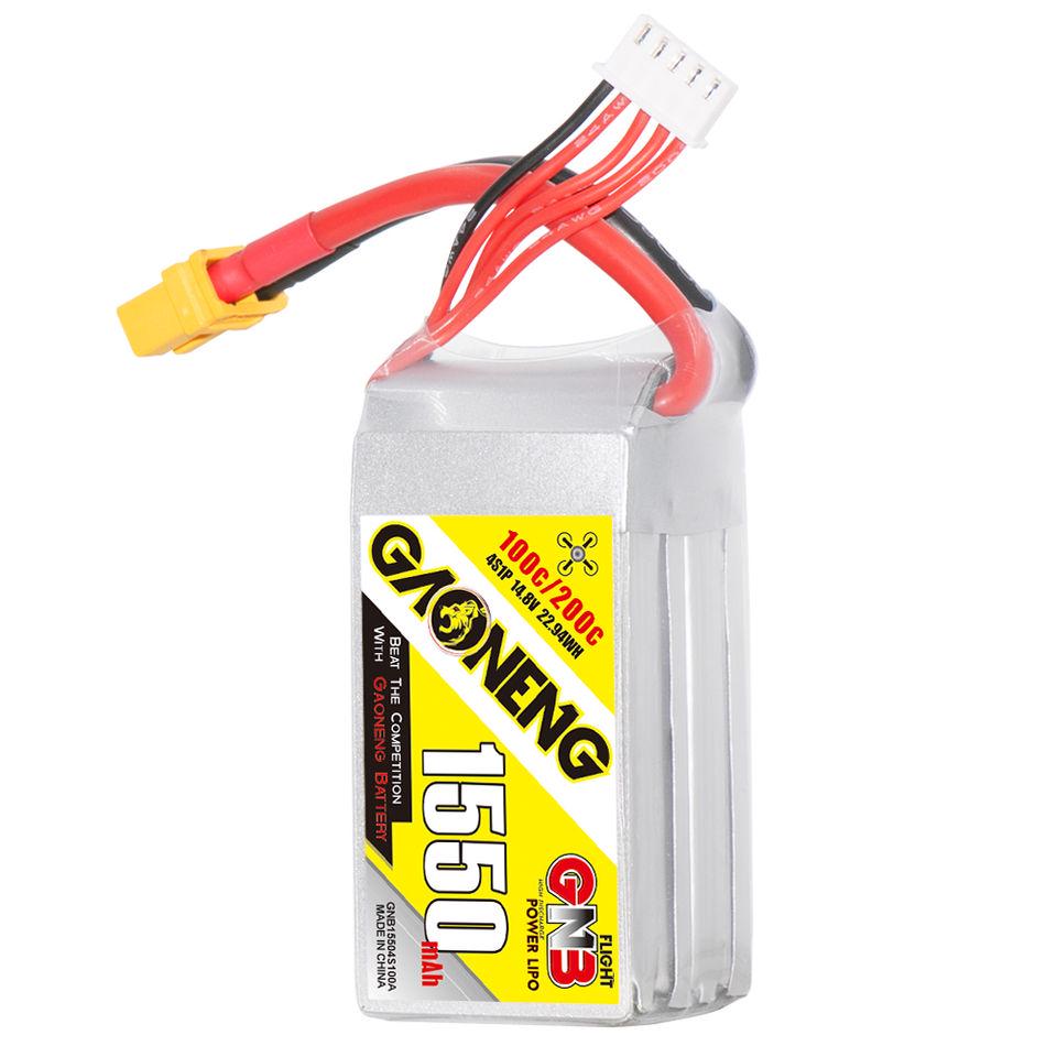 Батарея GNB 4S 1550 mAh 14,8V 100C/200C XT60