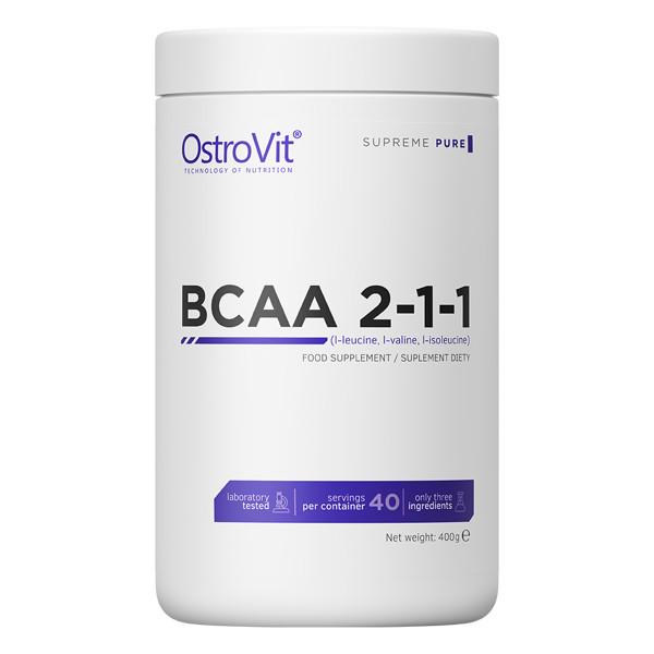 Аминокислота OstroVit BCAA 2-1-1 без вкусовых добавок 400 г