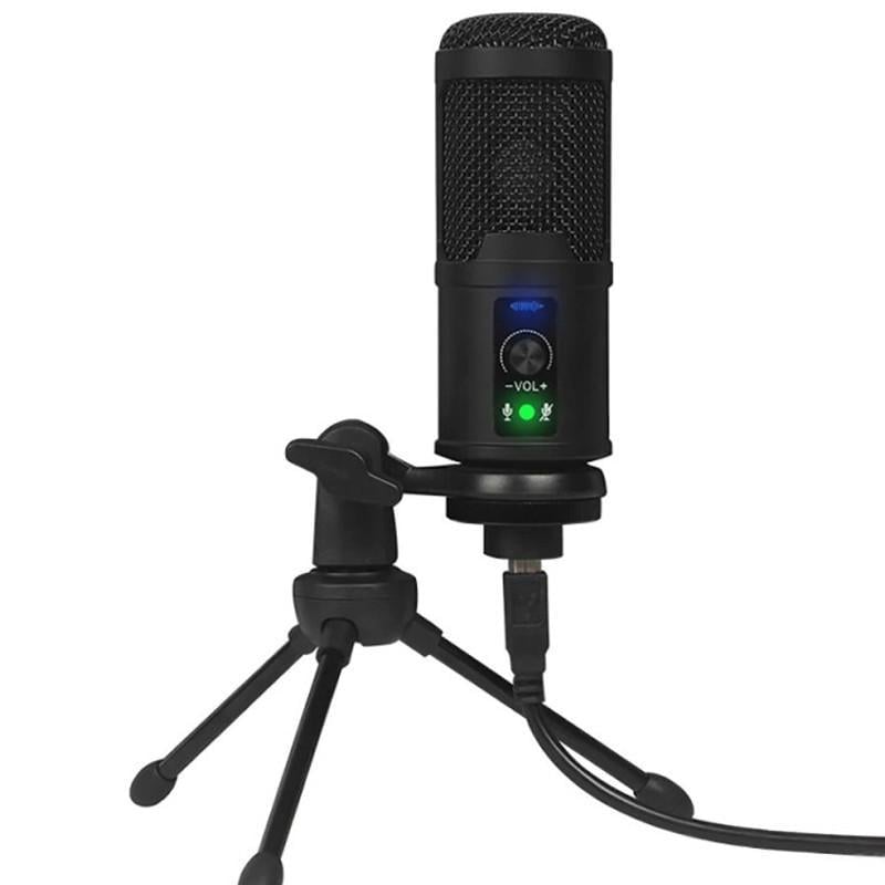 Профессиональный студийный USB микрофон Andoer BM-65 конденсаторный кардиоидный для стрима Профессиональный студийный USB микрофон Andoer BM-65 конденсаторный кардиоидный для стрима