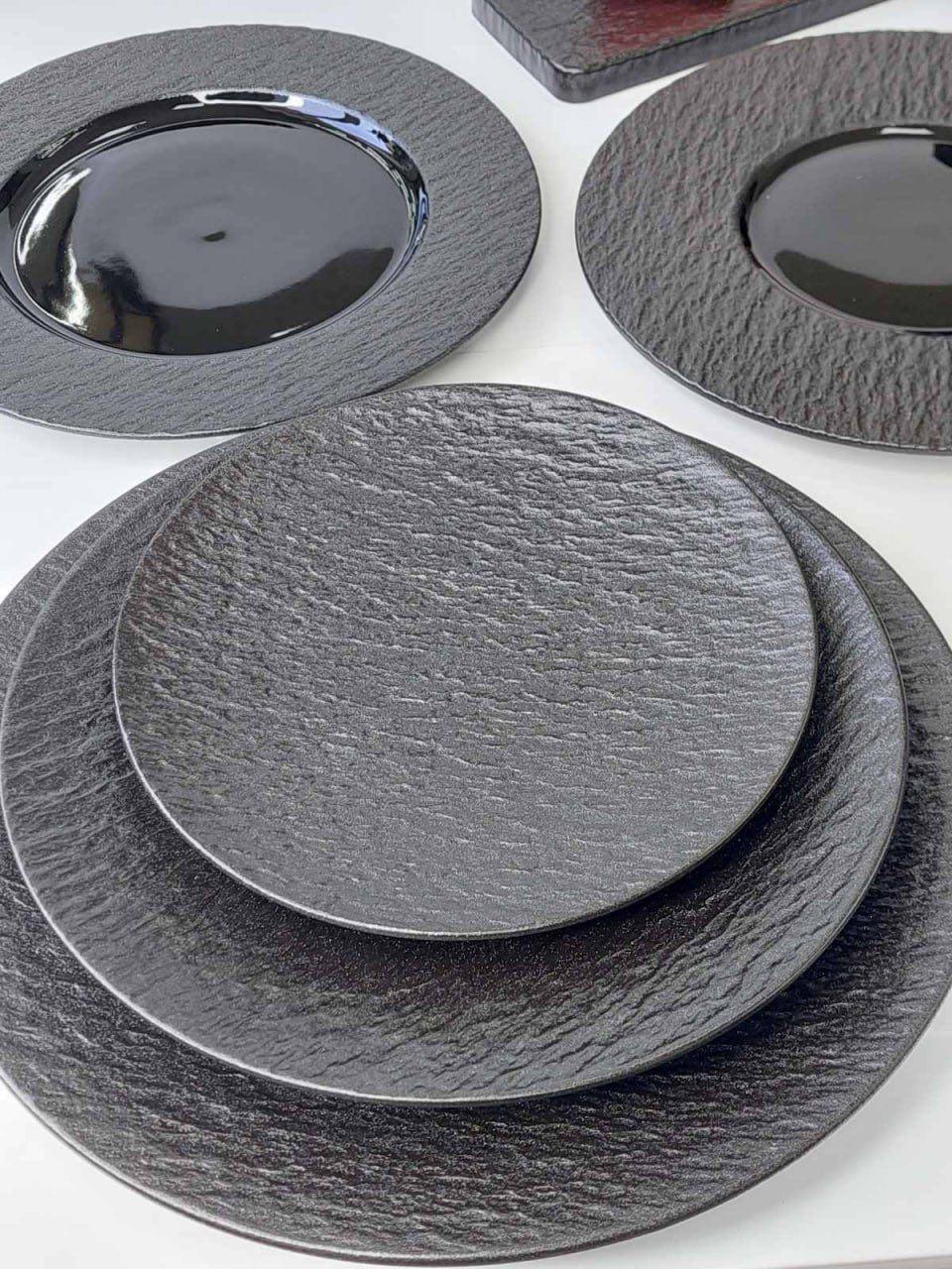 Тарелка обеденная керамическая Оникс 26x3 см (05042027) - фото 3 Тарелка обеденная керамическая Оникс 26x3 см (05042027) - фото 3