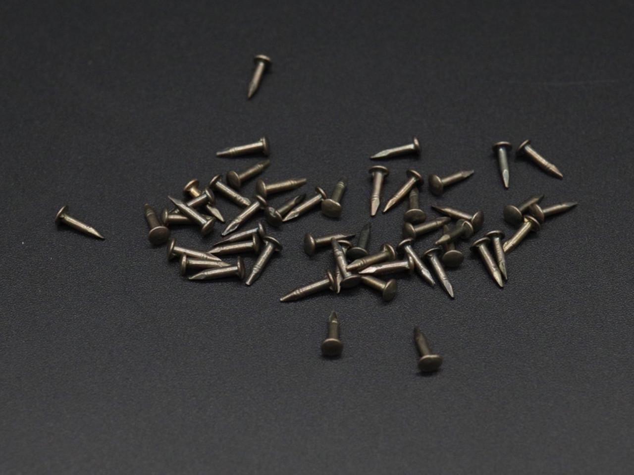 Гвозди декоративные с большой шапочкой 3,5х8 мм 100 г Бронзовый (87779444)