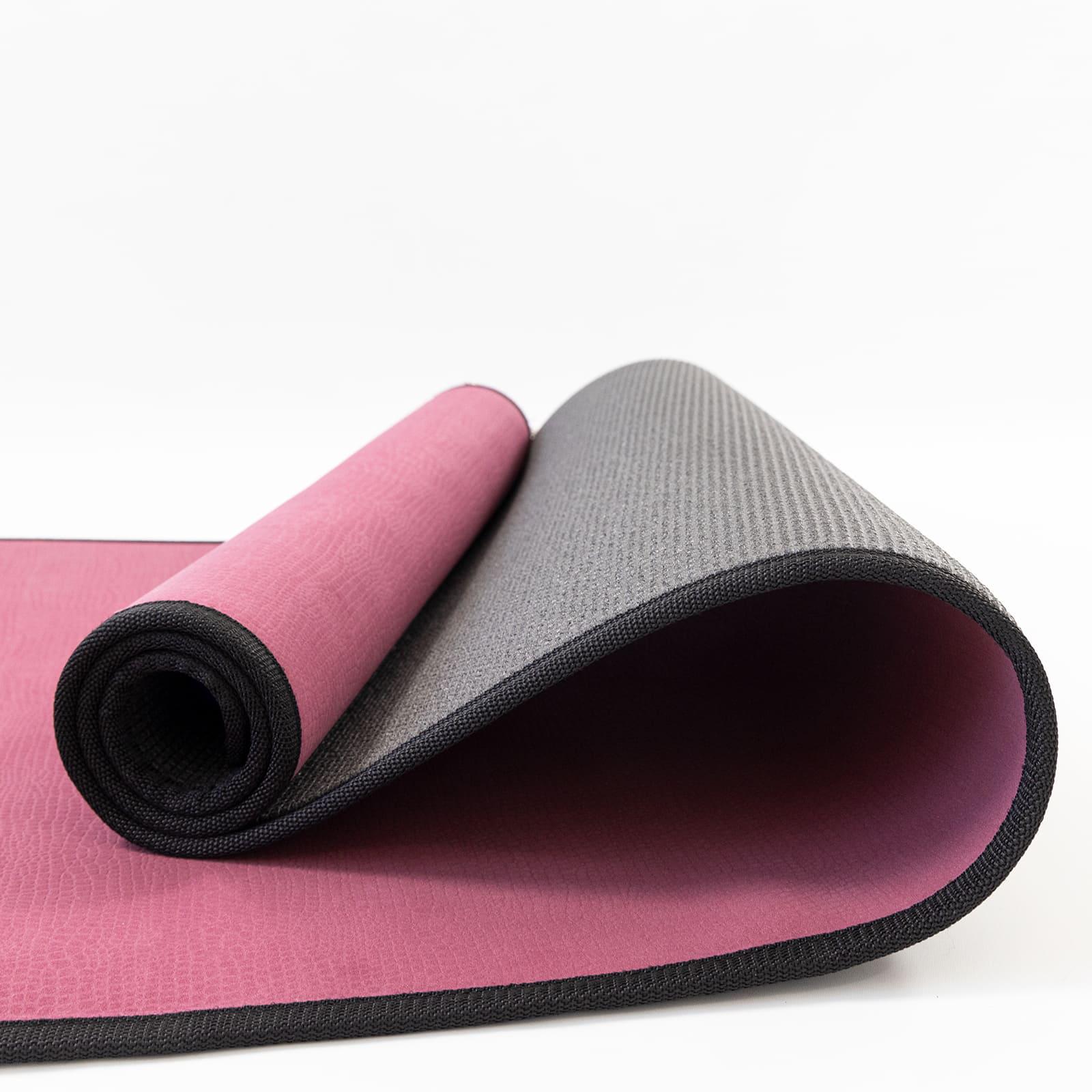 Килимок для йоги та фітнесу OSPORT Yoga Pro+ EVA двошаровий 8 мм Бордово-чорний (OF-0275) - фото 3 Килимок для йоги та фітнесу OSPORT Yoga Pro+ EVA двошаровий 8 мм Бордово-чорний (OF-0275) - фото 3