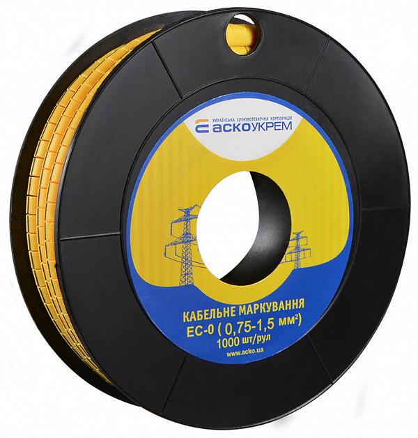 Маркировка кабельная АСКО-УКРЕМ ЕС-0 "--" 0,75-1,5 мм2 (A0150080005)