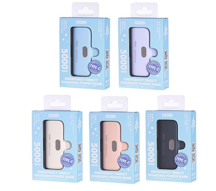 Повербанк Remax RPP-632 5000 Type-C Plug Emergency Black (26771840) - фото 3 Повербанк Remax RPP-632 5000 Type-C Plug Emergency Black (26771840) - фото 3