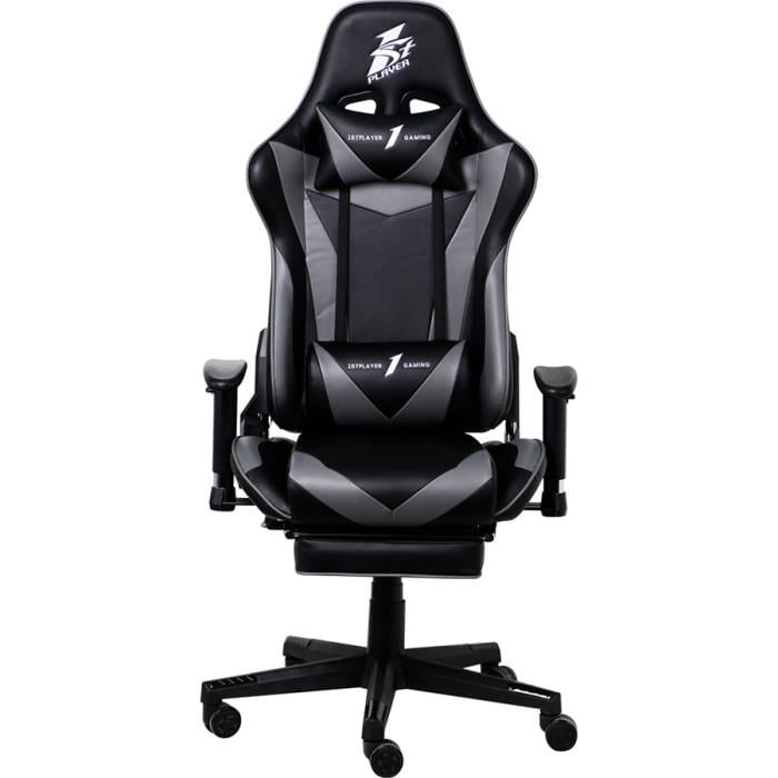 Кресло геймерское 1stPlayer FK2 2D Armrest до 160 кг Black/Grey (FK3-BKGA)